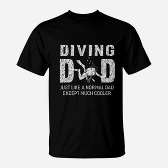 Diving Dad Gifts For Father Scuba Diving Men T-Shirt - Seseable