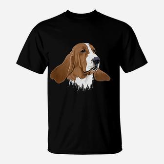 Dog Basset Hound Dog Heads T-Shirt - Seseable