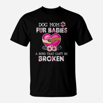 Dog Mom And Her Fur Babies T-Shirt | Seseable UK