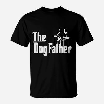 Dogfather Pet Lover Dog Owner, best christmas gifts for dad T-Shirt - Seseable