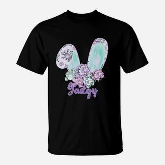 Easter Bunny With Flowers Gadgy Great Family Gift For Women T-Shirt | Seseable UK
