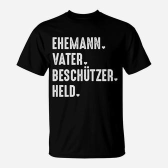 Ehemann Vater Beschützer Gehaltenen  T-Shirt - Seseable