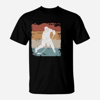 Eishockey Vintage Retro Cool Legendär Mann Legende T-Shirt - Seseable