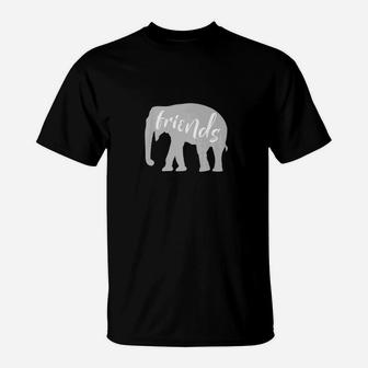 Elephant Best Friend Matching Outfits, best friend gifts T-Shirt - Seseable