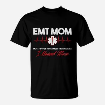 Emt Mom Emergency Medical Ems T-Shirt - Seseable