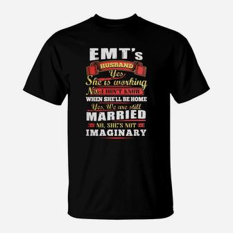 Emts Husband T-Shirt - Seseable