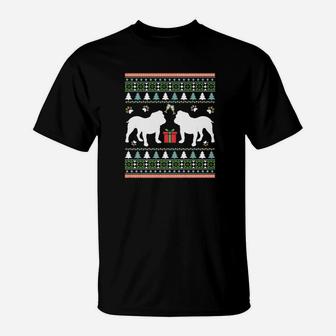 English Bulldog Christmas Premium For Dog Lovers T-Shirt - Seseable