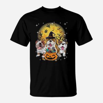 English Bulldog Halloween T-Shirt - Seseable