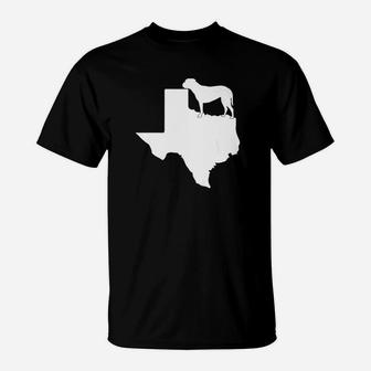 English Mastiff Texas Rescue Dog Tx T-Shirt - Seseable