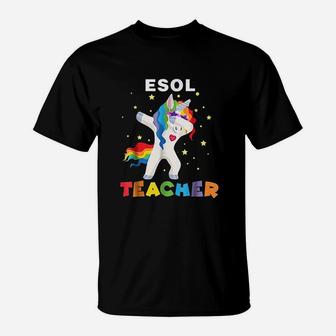 Esol Teacher Unicorn T-Shirt - Seseable