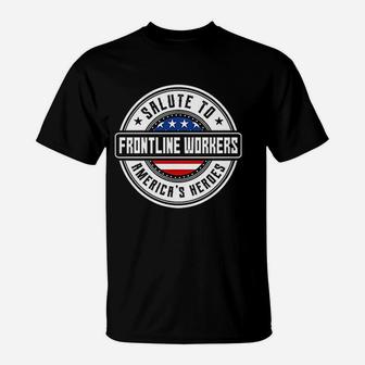 Essential Workers Thank You Frontline Workers T-Shirt - Seseable