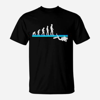 Evolution des Schwimmens T-Shirt, Witziges Schwimmer-Entwicklungs-Shirt - Seseable