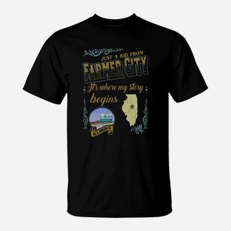 Farmer City-illinois T-Shirt - Seseable
