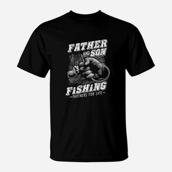 Father And Son Fishing Partner For Life Father Day T-Shirt - Seseable