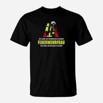 Feuerwehrfrau Hot  Cool T-Shirt - Seseable