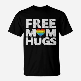 Free Mom Hugs Free Mom Hugs Rainbow Gay Pride T-Shirt - Seseable