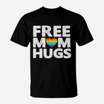 Free Mom Hugs Free Mom Hugs Rainbow Gay T-Shirt - Seseable