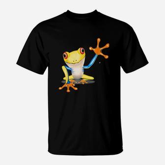 Frog Friendly Frog Tees Gift Men Women Kids T-Shirt - Seseable