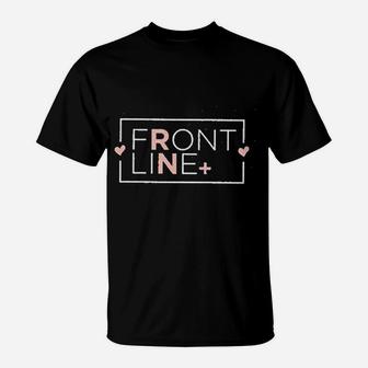 Frontline Hero Nurse, funny nursing gifts T-Shirt - Seseable