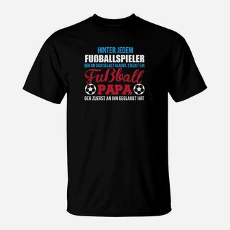 Fußball Papa T-Shirt, Stolz auf Fußballer Kinder, Vatertag - Seseable