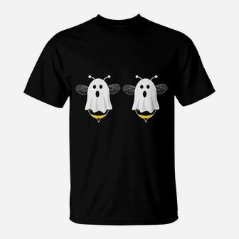 Funny Boo Bees Couples Halloween Costume T-Shirt - Seseable