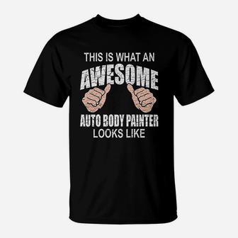 Funny Car Painter Automotive Detailing Auto Body T-Shirt - Seseable