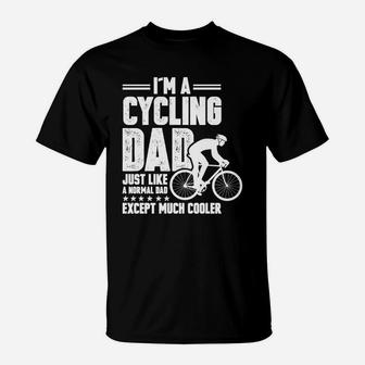 Funny Cycling Dad Shirt - Gift For Biker Dad Black Youth B0784gjv7p 1 T-Shirt - Seseable
