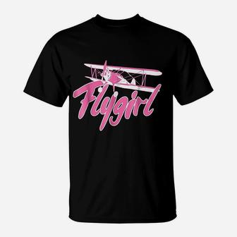 Funny Female Pilot Gift Aviation And Flying T-Shirt - Seseable