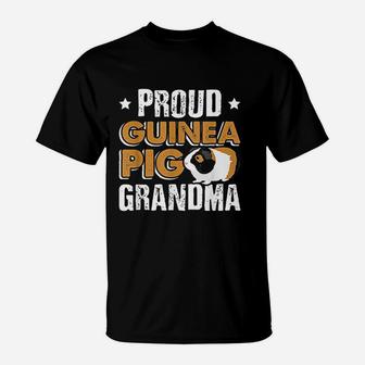 Funny Guinea Pig Proud Guinea Pig Grandma T-Shirt - Seseable