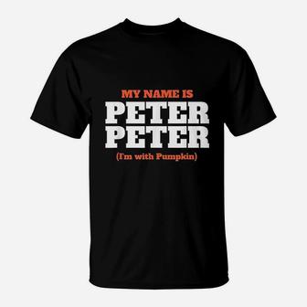 Funny Halloween For Men Peter Peter Couples Costume T-Shirt - Seseable