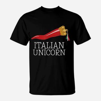 Funny Italian Lucky Charm Cornicello Italian T-Shirt - Seseable