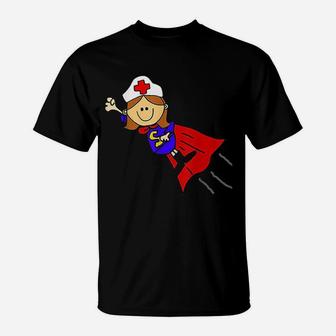 Funny Nurse Superhero Nursing T-Shirt - Seseable