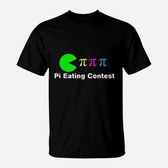 Funny Pi Day Math Science Pi Eating Contest Mix T-Shirt - Seseable