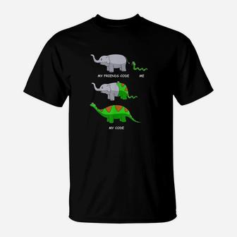 Funny Programmer Software Developer Computer Nerd Web Gift T-Shirt - Seseable