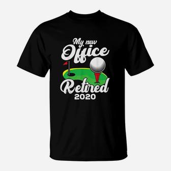 Funny Retired 2020 Golf Retirement Plan Gag Gift Golfers T-Shirt - Seseable