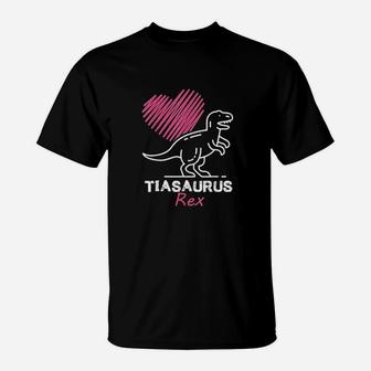 Funny Spanish Mothers Day Auntie Gift Gift Tia Saurus Re T-Shirt - Seseable