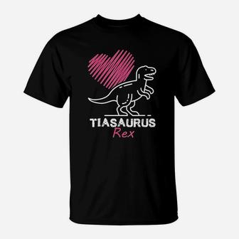 Funny Spanish Mothers Day Auntie Gift Gift Tia Saurus T-Shirt - Seseable