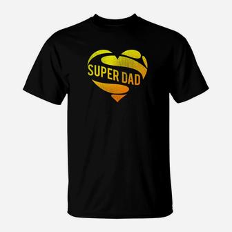 Funny Super Dad Superhero Fathers Day Fathers Vintage Gift Premium T-Shirt - Seseable