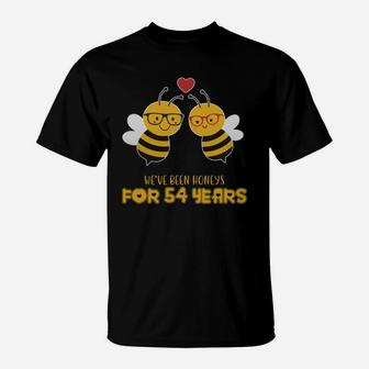 Funny T Shirts For 54 Years Wedding Anniversary Couple Gifts For Wedding Anniversary T-Shirt - Seseable