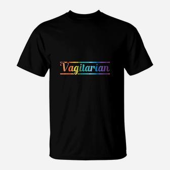 Funny Vagitarian Lesbian Gay Couple Valentine's Day Lgbt T-Shirt - Seseable