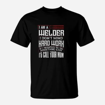Funny Welding Gift For Men Welder Dad Fathers Day T-Shirt | Seseable CA
