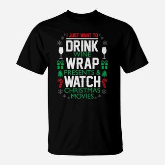 Funny Wine For Women Christmas For Wine Lovers T-Shirt - Seseable