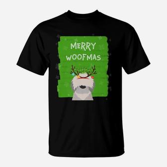 Funny With Lovely Dog For Christmas Holidays T-Shirt - Seseable