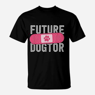 Future Dogtor Dog Vet Veterinarian Student Gifts T-Shirt - Seseable