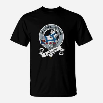 Galbraith Clan Badge Scottish Clan Badges T-Shirt - Seseable