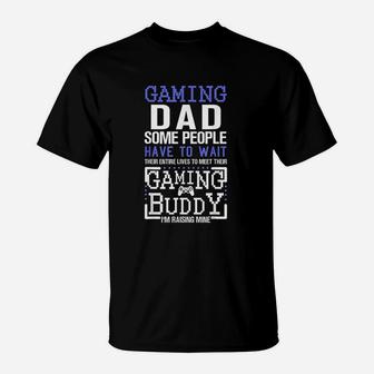 Gaming Dad Funny Father Kid Matching T-Shirt - Seseable