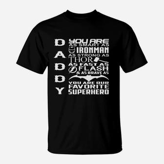 Gawx Daddy Superhero, best christmas gifts for dad T-Shirt - Seseable