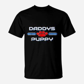 Gay Daddy Puppy, best christmas gifts for dad T-Shirt - Seseable