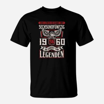 Geburtstags-Legende 66 Jahre T-Shirt, Lustiges Überlebensspiel-Design - Seseable