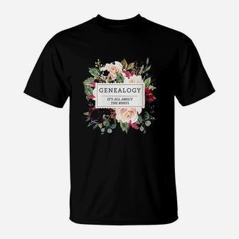 Genealogy Gift Genealogist Gift Ladies Family Research T-Shirt - Seseable